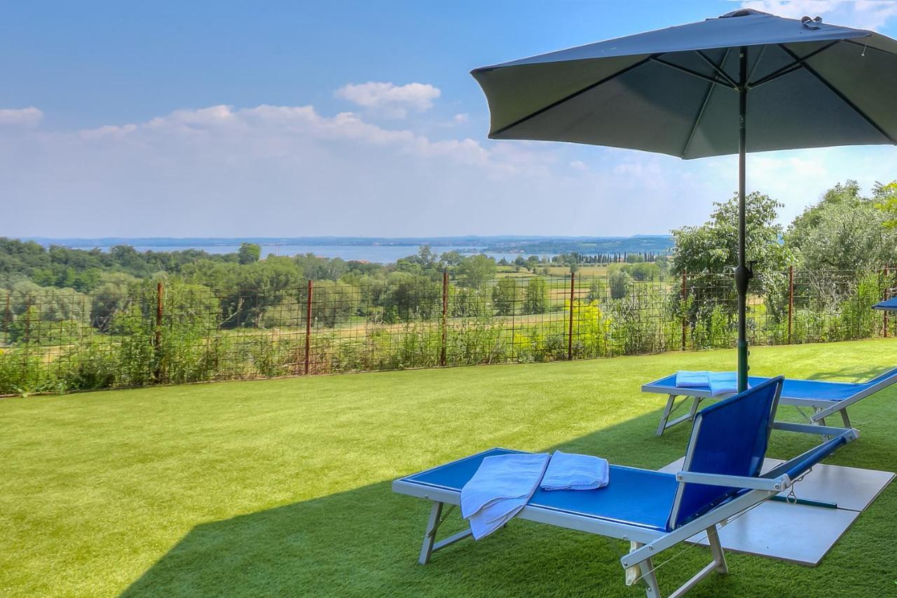 Villa Teresa Apt Lake Garda View - Happy Rentals Soiano Del Lago Eksteriør billede
