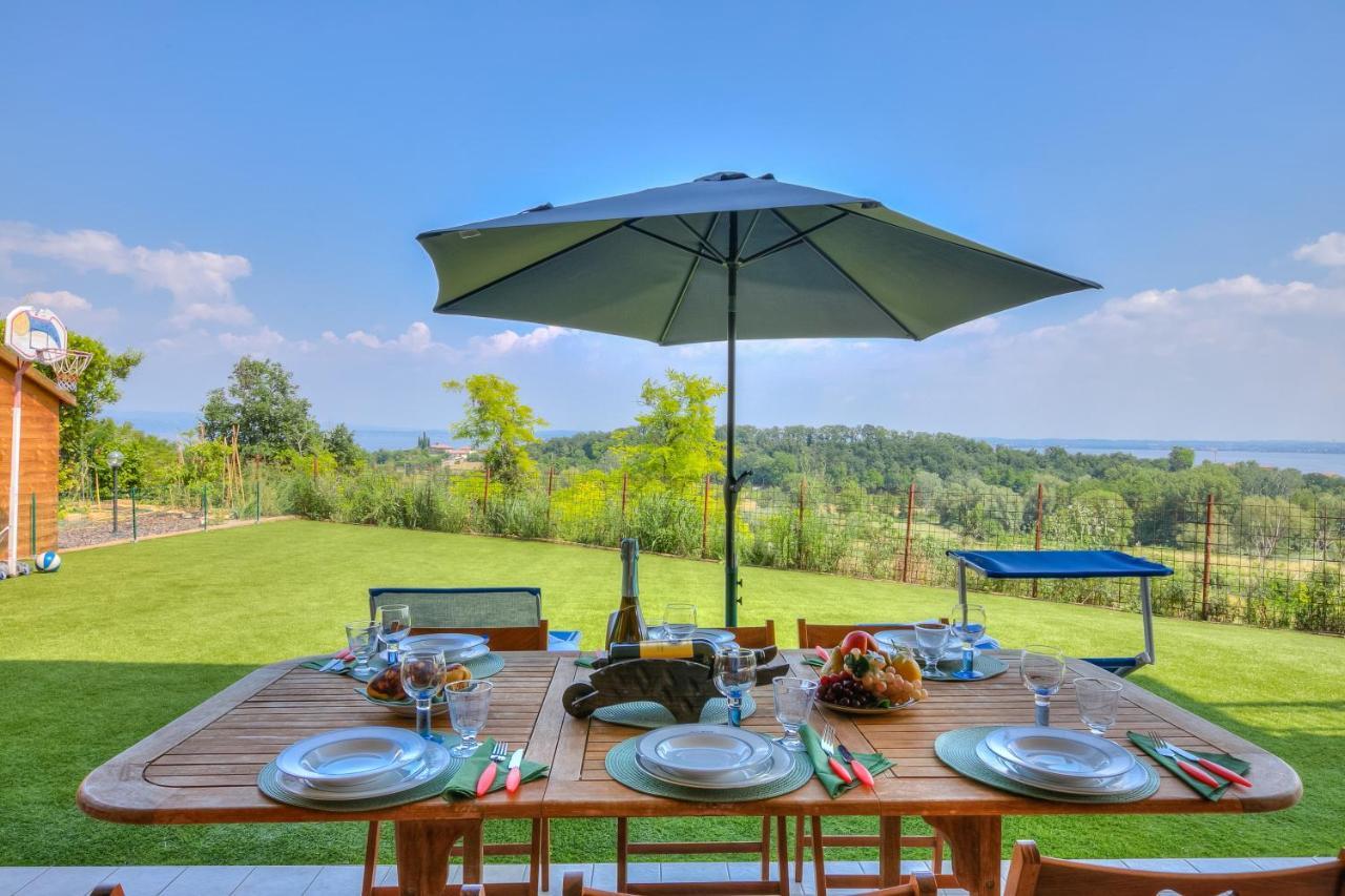 Villa Teresa Apt Lake Garda View - Happy Rentals Soiano Del Lago Eksteriør billede